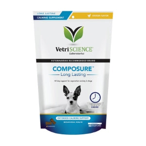 VETRISCIENCE DOG CALM CONFIDENT CHEW 50 COUNT