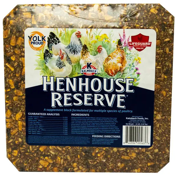 Henhouse Reserve® Supplement Treat Block for Chickens -20lb