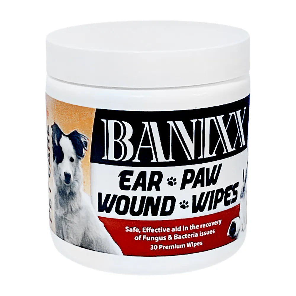 Banixx Ear Paw & Wound Wipes -30ct