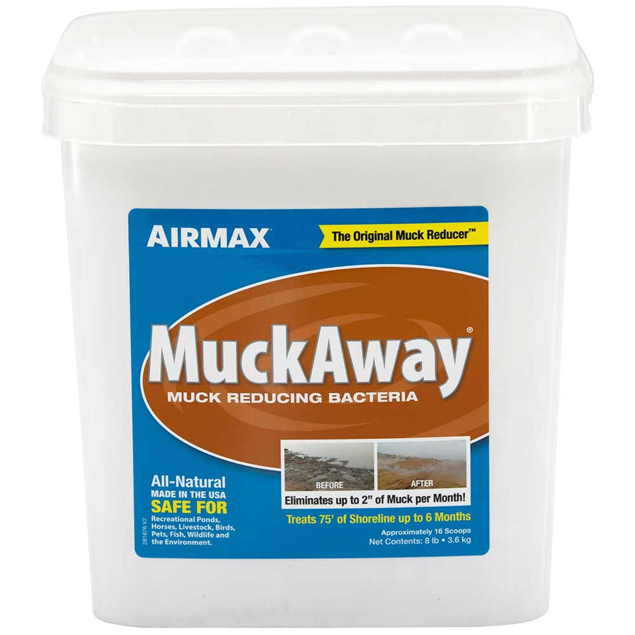 AIRMAX MuckAway Muck Reducing Bacteria - 4 lb