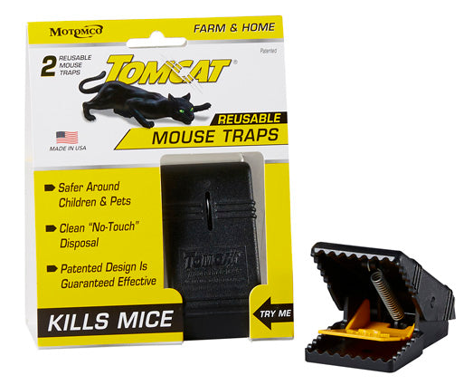 MOTOMCO TomCat Reusable Mouse Traps - 2 ct