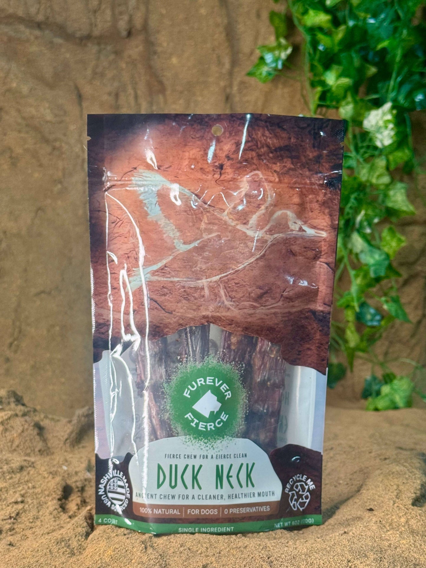 Duck Neck Bag of 4 Dog Chew - Natural Single Ingredient