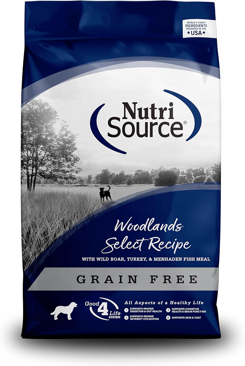 NUTRISOURCE GRAIN FREE WOODLANDS SELECT- 4LB
