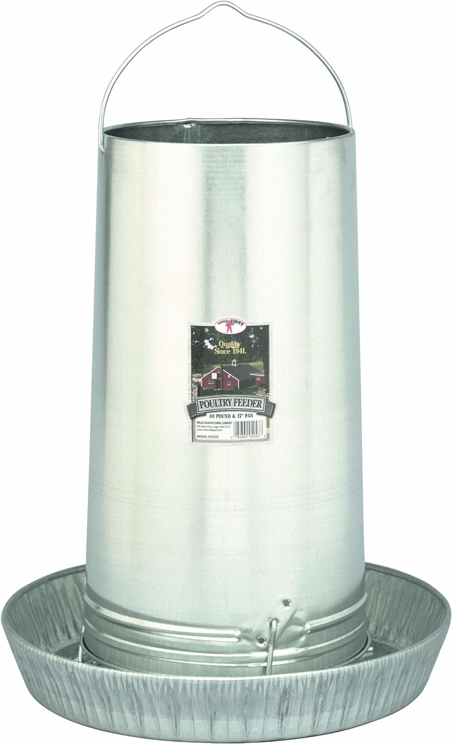 Little Giant Galvanized Feeder- 40lb