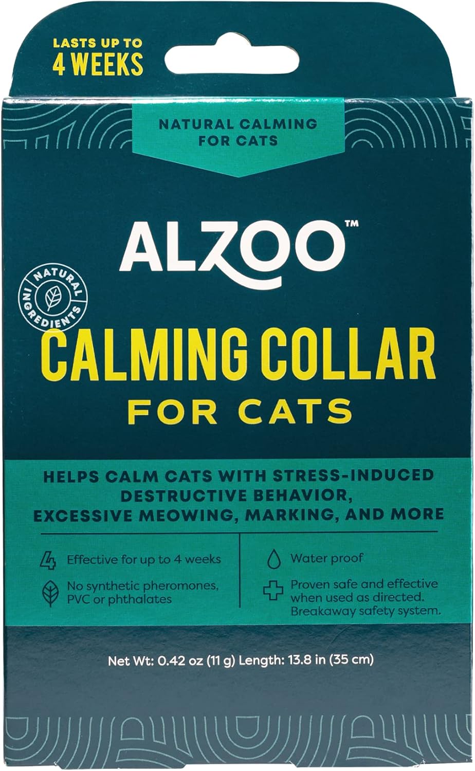 ALZOO Plant-Based Calming Collar Cat