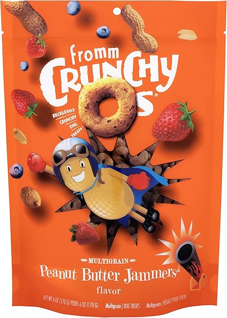 Fromm Crunchy O's Peanut Butter Jammers Flavor - 6oz