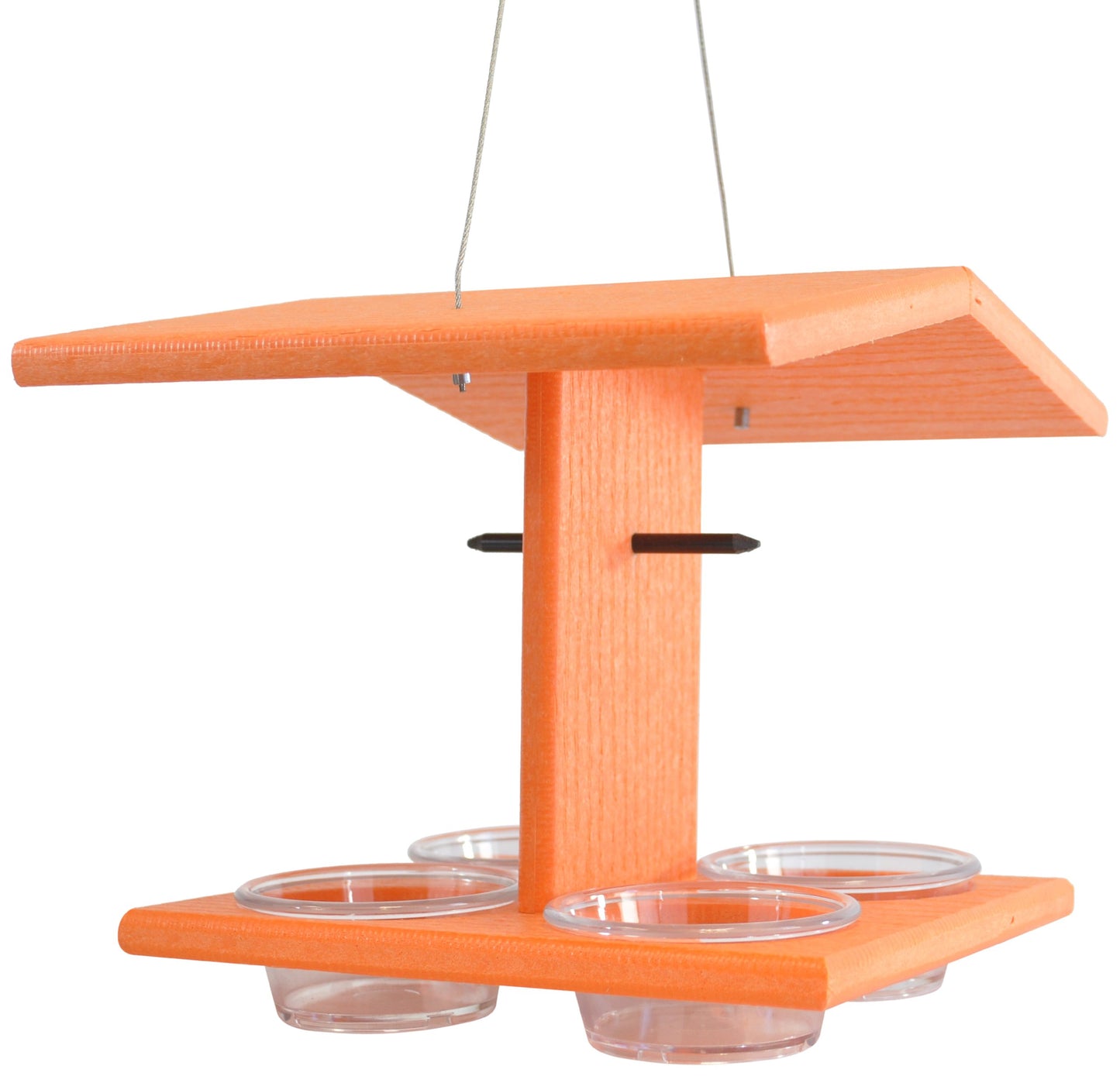Nature's Select Orange Four Place Oriole Bird Feeder