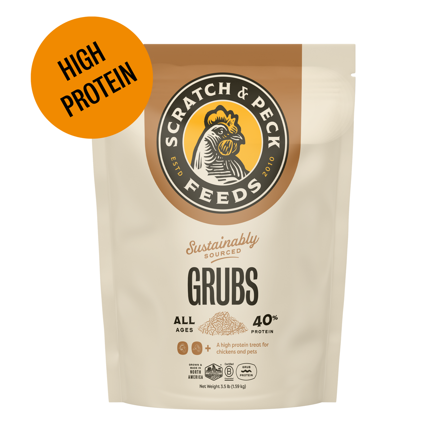 SCRATCH N PECK GRUBS 20 OZ