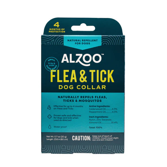 ALZOO Plant Based Flea & Tick - Collar Small Dog