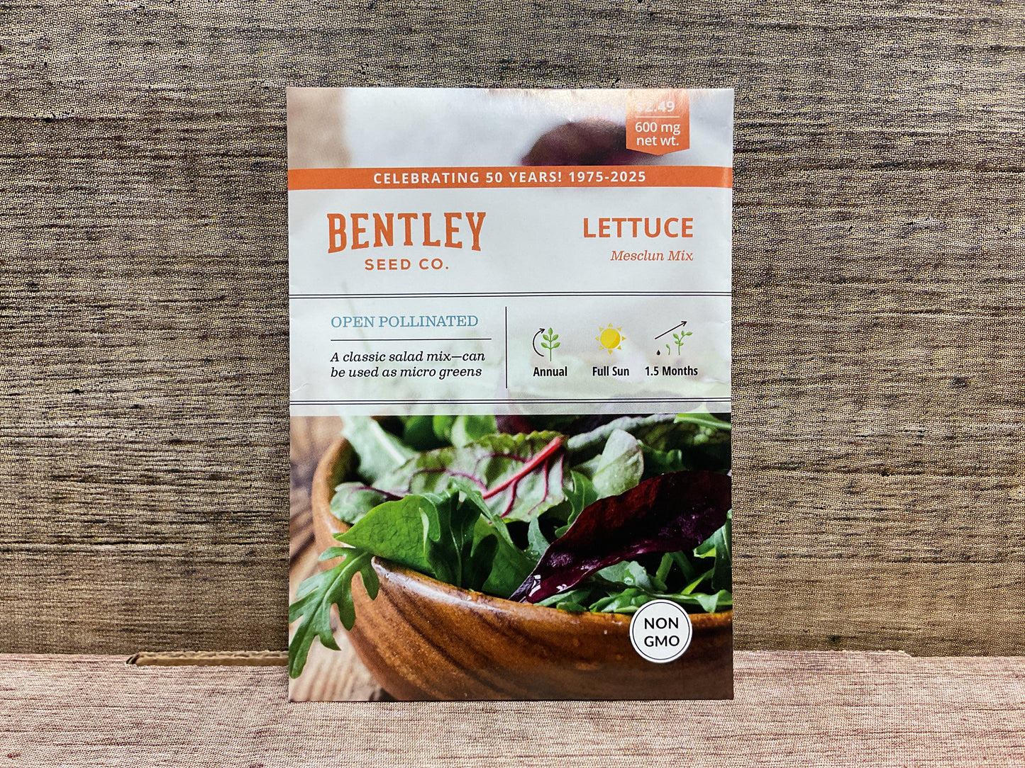 Bentley seed co. Lettuce mesclun mix