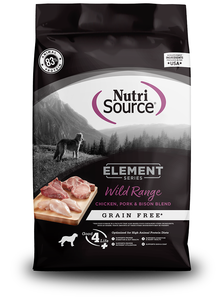 NutriSource Element Series - GF Wild Range Dog Food