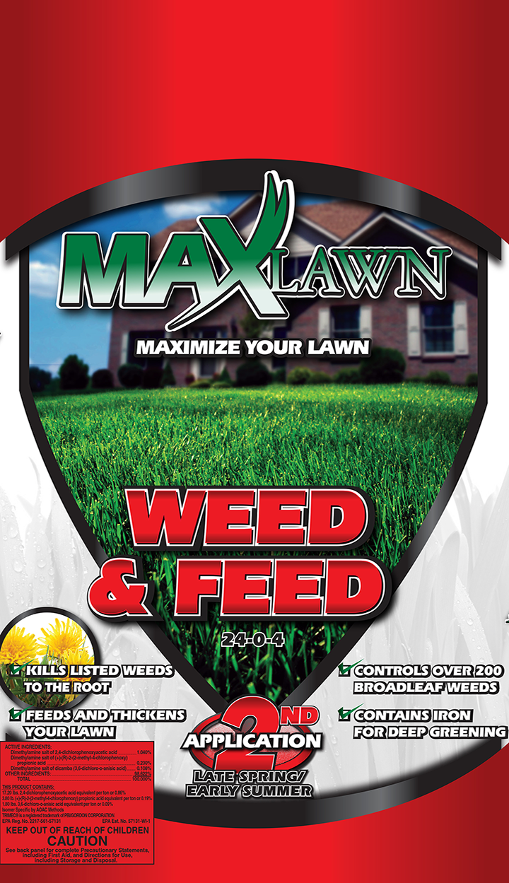 Fertilizer Max Lawn Weed&Feed 24-0-4 48lb 15,000sqft