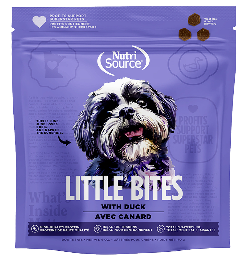 NutriSource NS Little Bites Duck Dog Treat (073893800064)