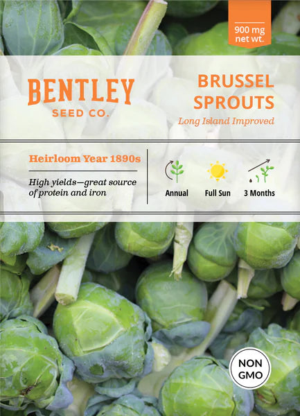 Bentley Seed Co. Brussel Sprouts Long Island