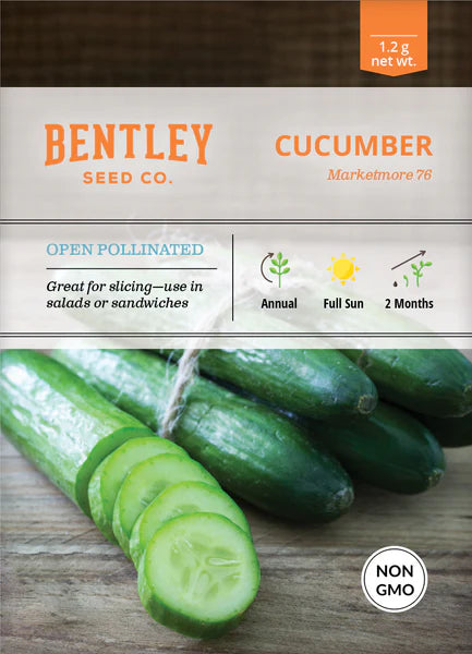 Bentley Seed Co. Cucumber Marketmore 76