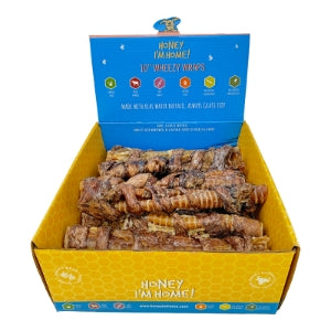 HONEY I'M HOME DOG BUFFALO TRACHEA WRAPPED IN LUNG 10 INCH