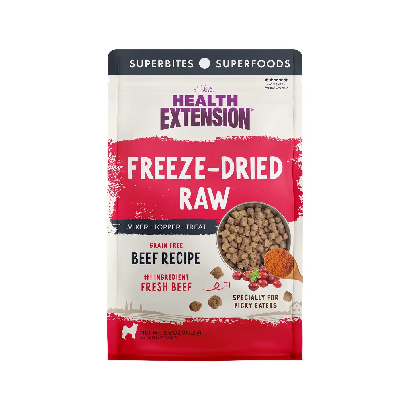 Freeze Dried Raw Beef Recipe -3.5oz