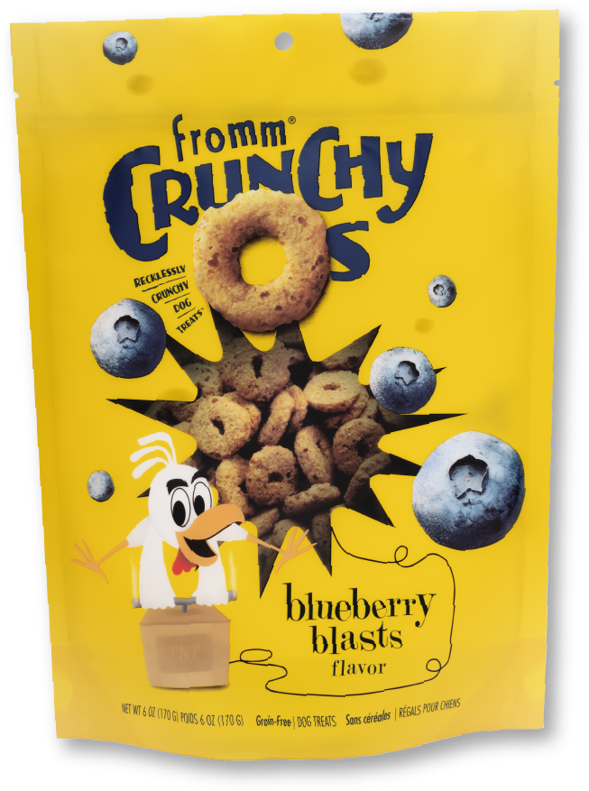 Fromm Crunchy O's Blueberry Blast 26oz