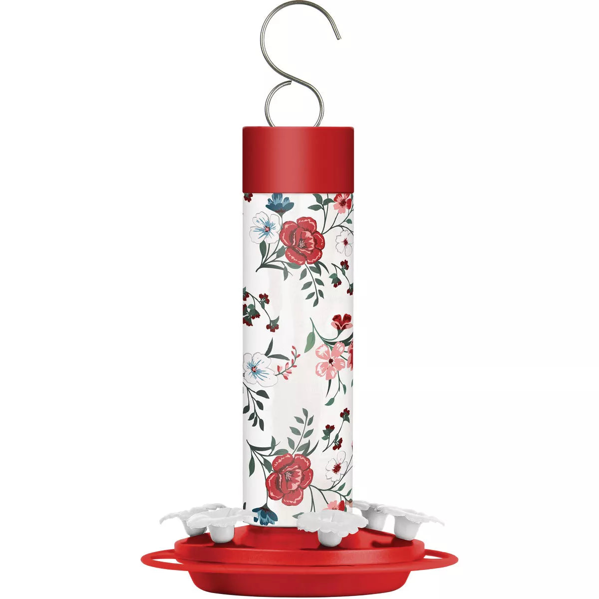 Nature's Way Painted Glass Bird Feeder -20oz