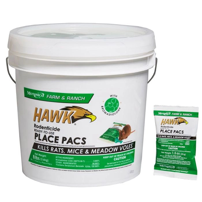 Hawk Pellet Place Pak 1.5oz 86/CT