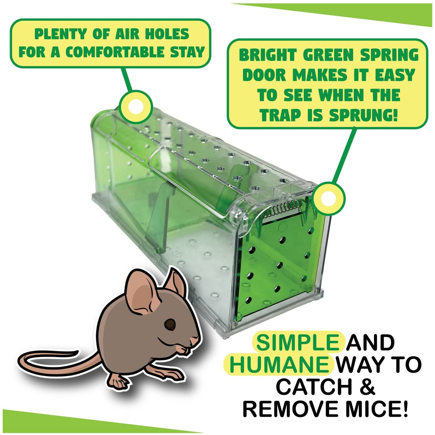 Billy-Bob Catch and Release Mouse Trap - 2 pack