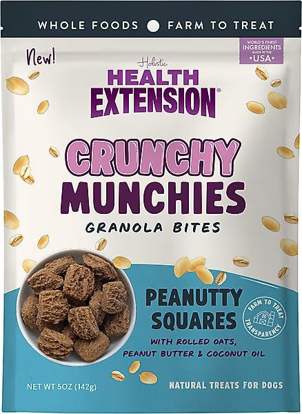 Crunchy Munchies- Peanutty Squares 5oz