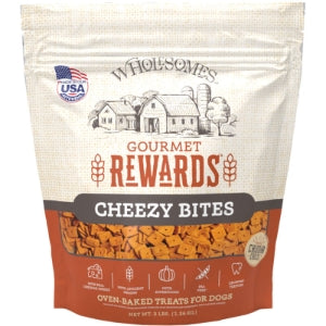 WHOLESOME DOG CHEEZY BITES 3LB