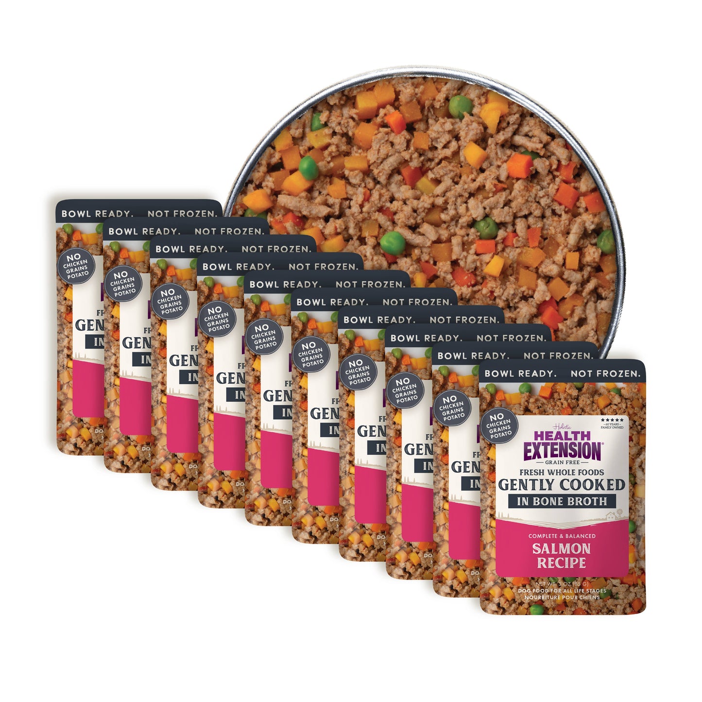 Gently Cooked Grain Free Salmon 9oz - Case