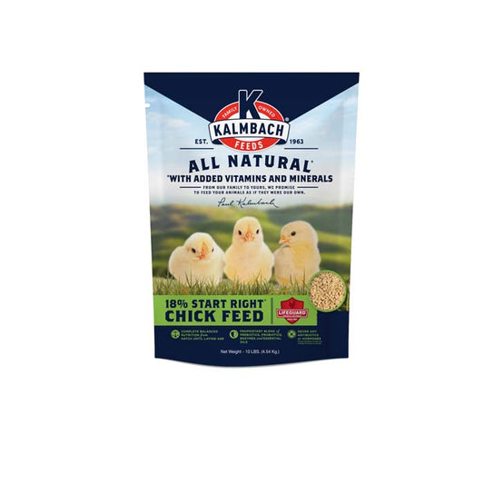 Kalmbach All Natural 18% Start Right® Chick Feed Crumbles -10lb