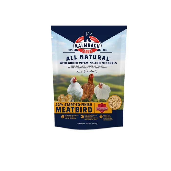 KALMBACH™ FEEDS 22% Start-To-Finish Meatbird Feed, 10 lbs.