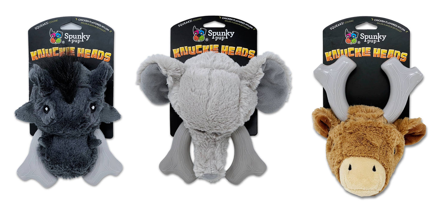 Knuckle Heads - Plush/Nylon Combo 2-in-1 Toy