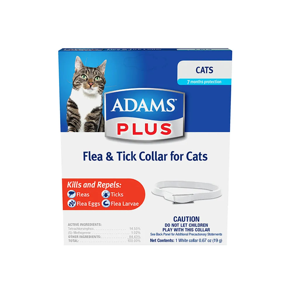 ADAMS PLUS - Flea & Tick Collar for Cats