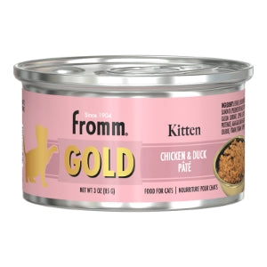 FROMM CAT GOLD PATE KITTEN CHICKEN & DUCK 3OZ