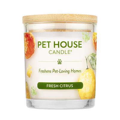 PET HOUSE CANDLE FRESH CITRUS