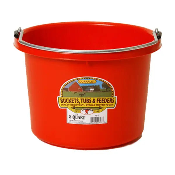 Miller MFG Bucket Red- 8qt