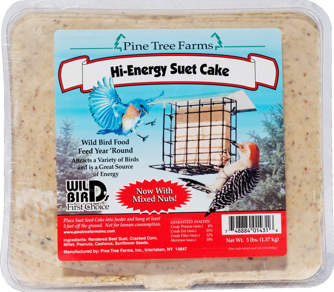 Pine Tree High Energy Suet Cake -3lb