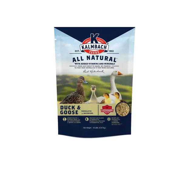 KALMBACH All Natural 18% Duck and Goose Feed Mini Pellet -10lb