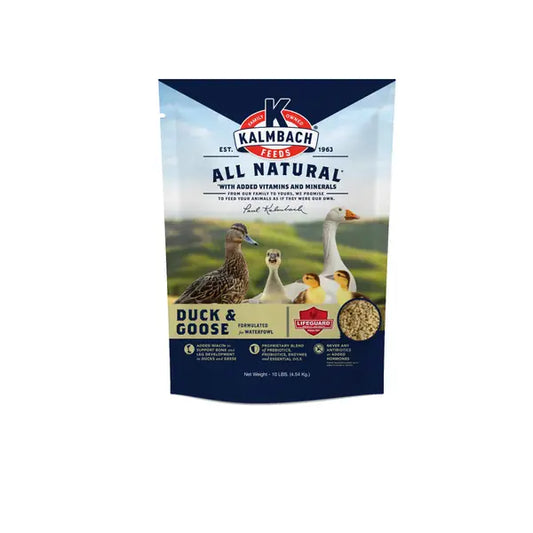 KALMBACH All Natural 18% Duck and Goose Feed Mini Pellet -10lb