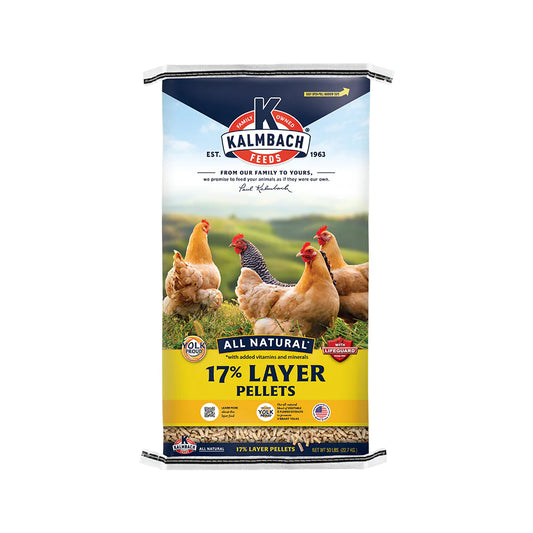 17% All Natural Layer Pellets for Chickens- 50lb