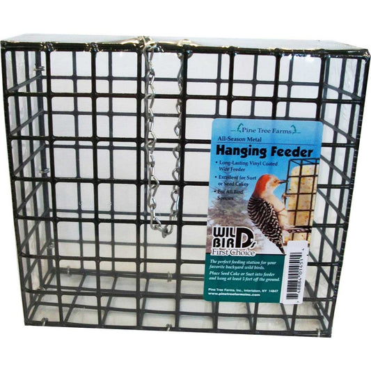 Pine Tree Farms- Large Seed & Suet Cake Hanging Feeder