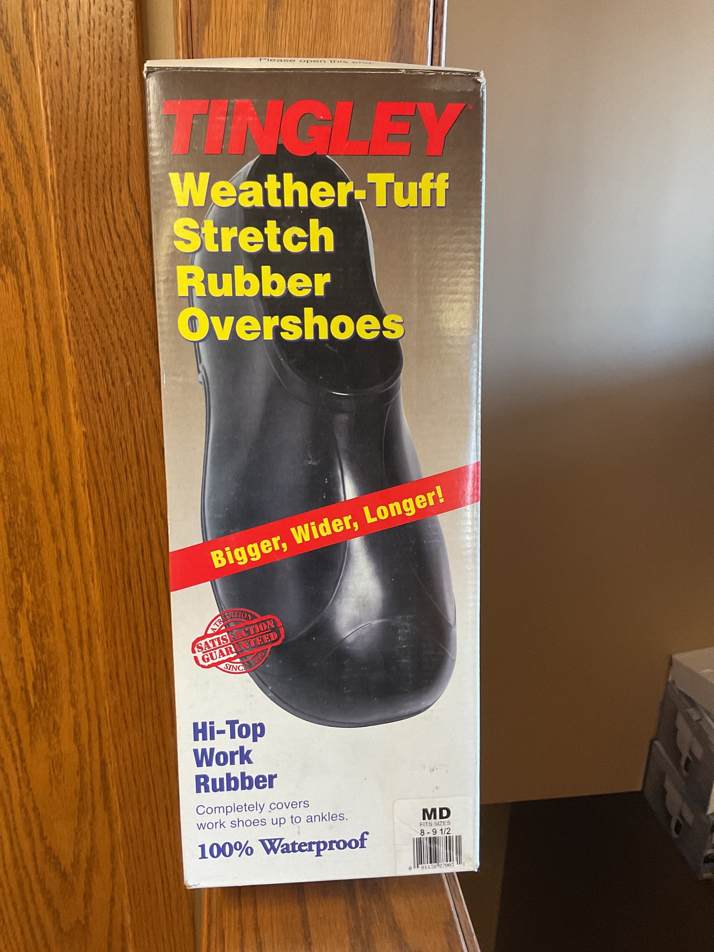 Tingley weather-tuff stretch rubber overshoes
