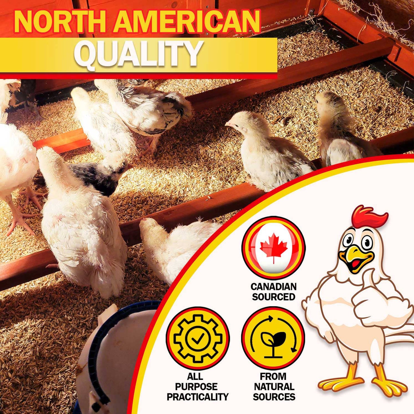 Premium Hemp Chicken Coop Bedding 5 cu ft Bale