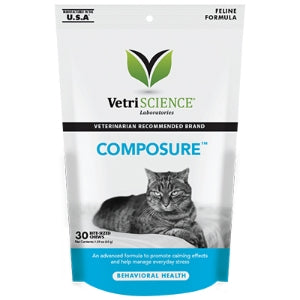 VETRISCIENCE CAT CALM CHEW CHICKEN 30 COUNT