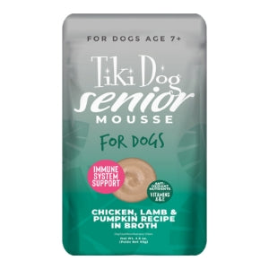 TIKI PET DOG MOUSSE SENIOR CHICKEN LAMB 3.5OZ