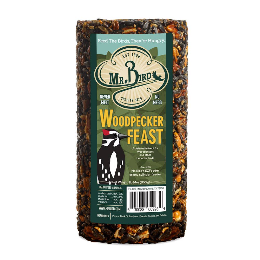 Woodpecker Feast Cylinder  - Small
