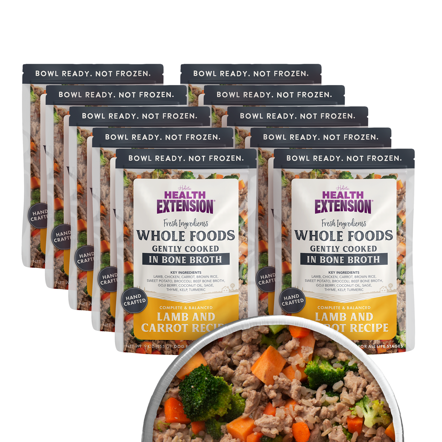 Gently Cooked Lamb & Carrot Recipe 9oz - Case