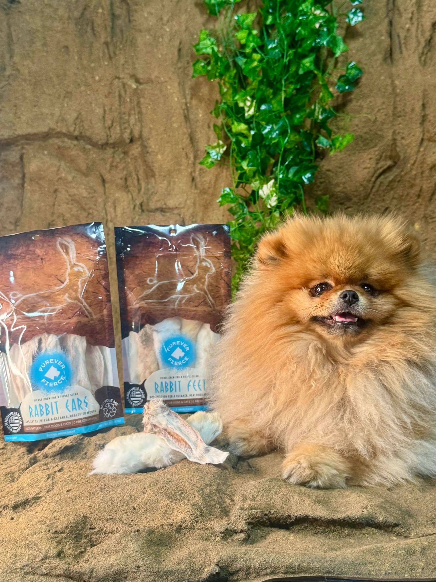 Rabbit Ears Bag of 5 Dog/Cat Chew: Natural 1 Ingredient