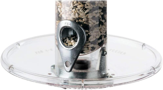Droll Yankees Bird Feeder Tray, Seed Catcher Accessory Attachment, 7.5-Inch Diameter