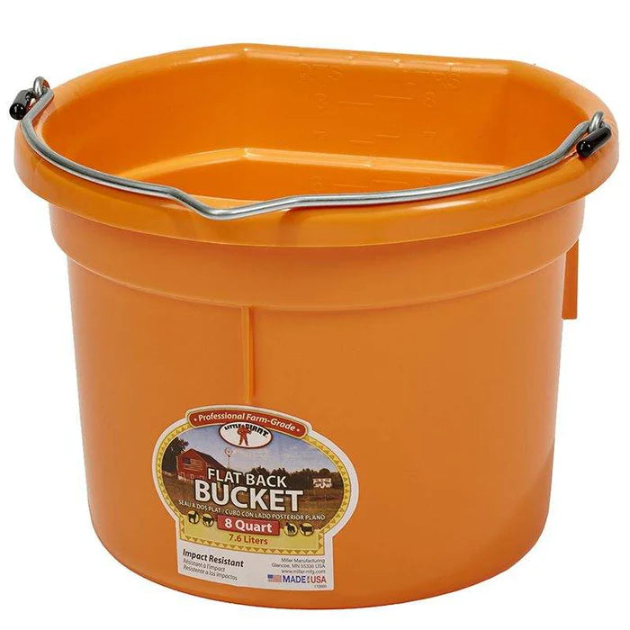 Miller MFG Bucket Orange- 8qt