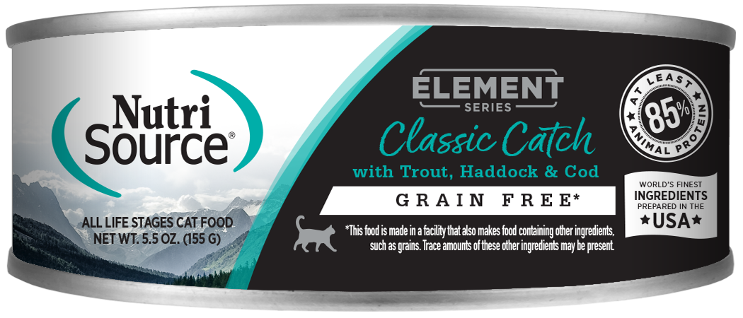 NutriSource Element Series - GF Classic Catch Canned Cat Food